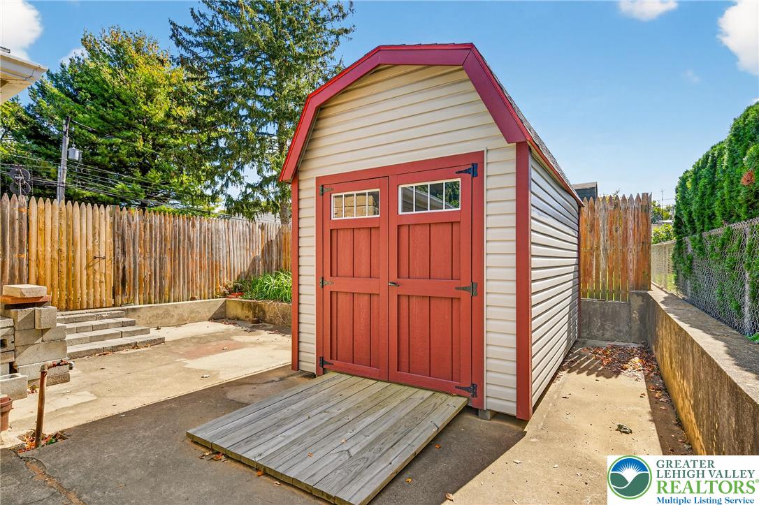 1814 Ruth Street Allentown, PA 18104 - Photo 46 of 47 a view of backyard with tub and trees
