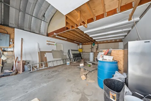 a view of storage and utility room
