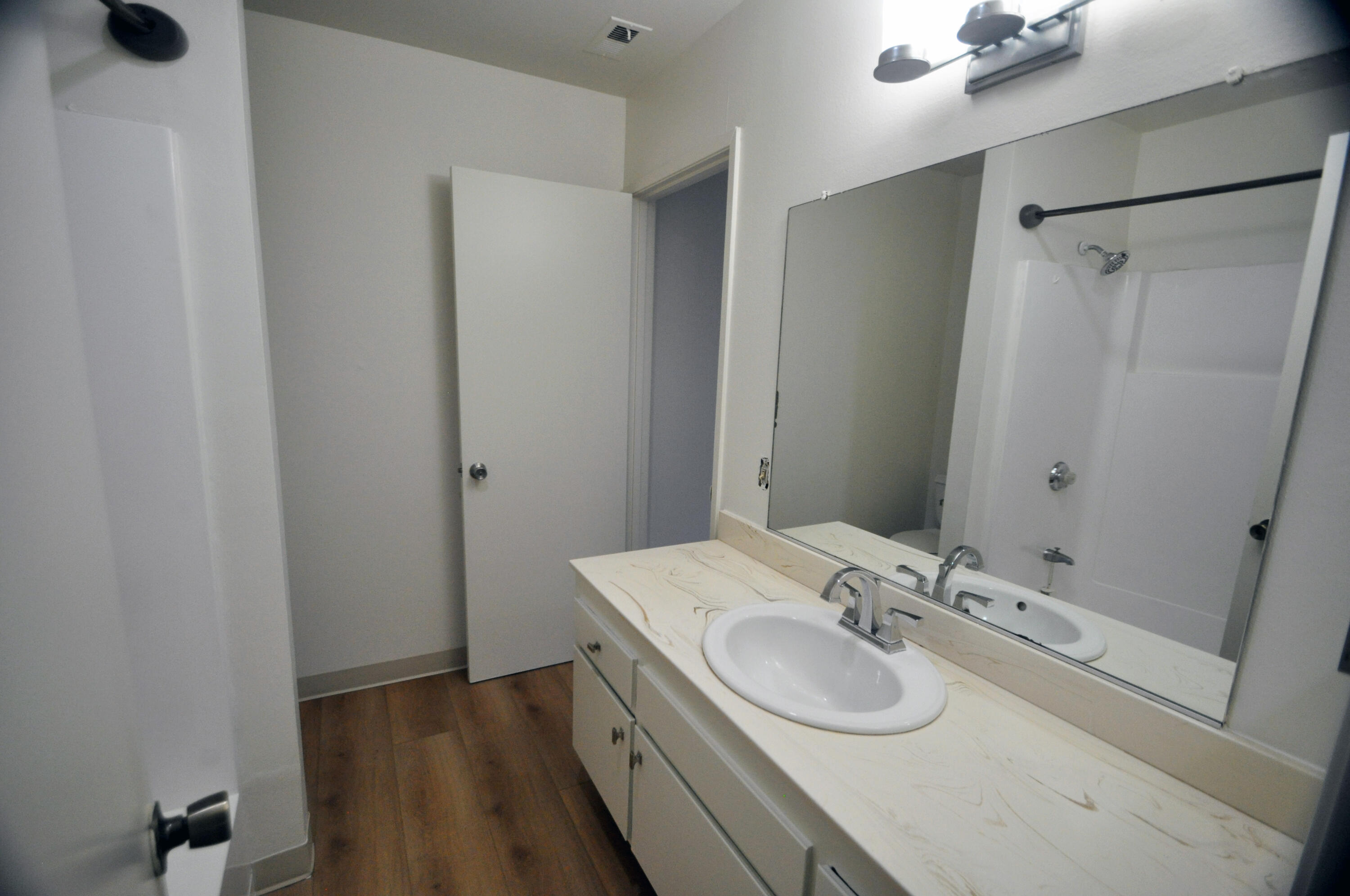 361 Northgate Drive, Unit C Goleta, CA 93117 - Photo 10 of 12 a bathroom with a sink and a mirror