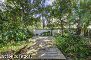 141 Virginia Road West Melbourne, FL 32904 - Photo 32 of 34 Wooden Deck and Walkway