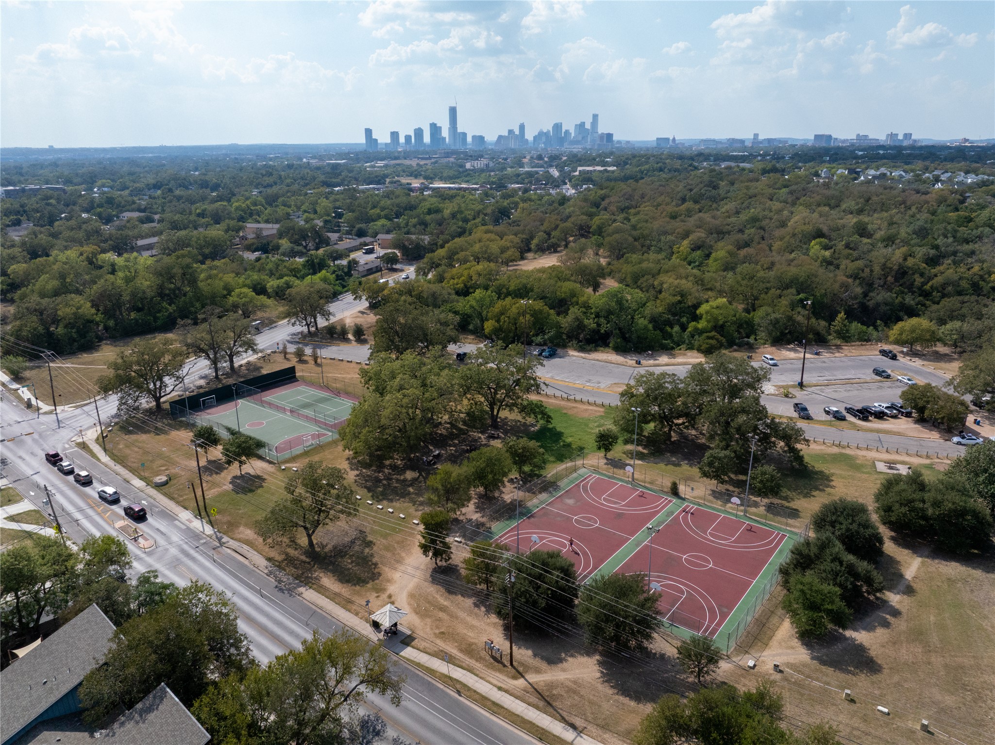 1112 Terry Drive Austin, TX 78721 - Photo 13 of 18 Bird's eye view of the Austin skyline