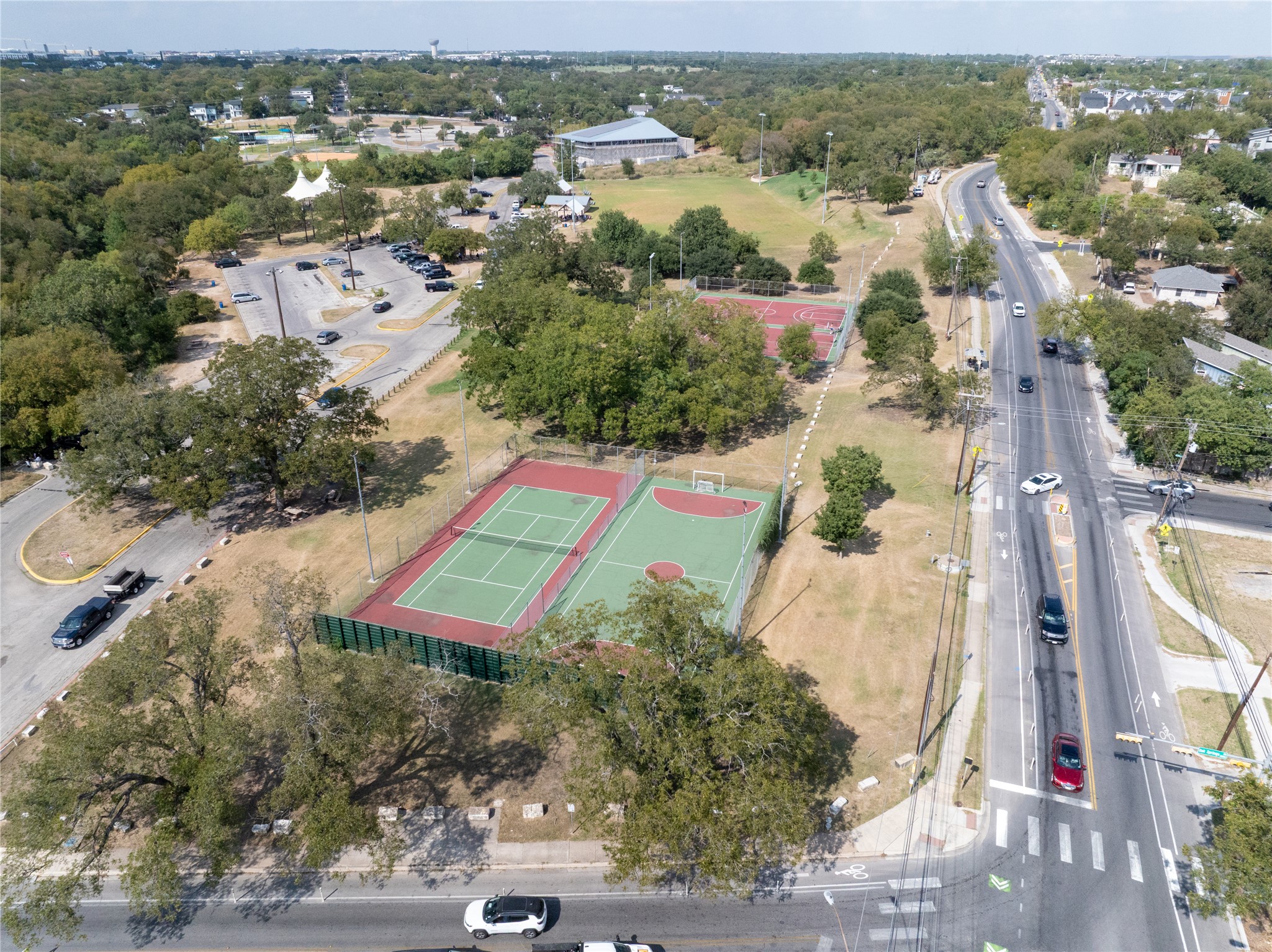 1112 Terry Drive Austin, TX 78721 - Photo 9 of 18 Aerial view of Givens Park