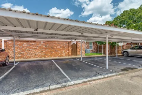 a view of a car garage