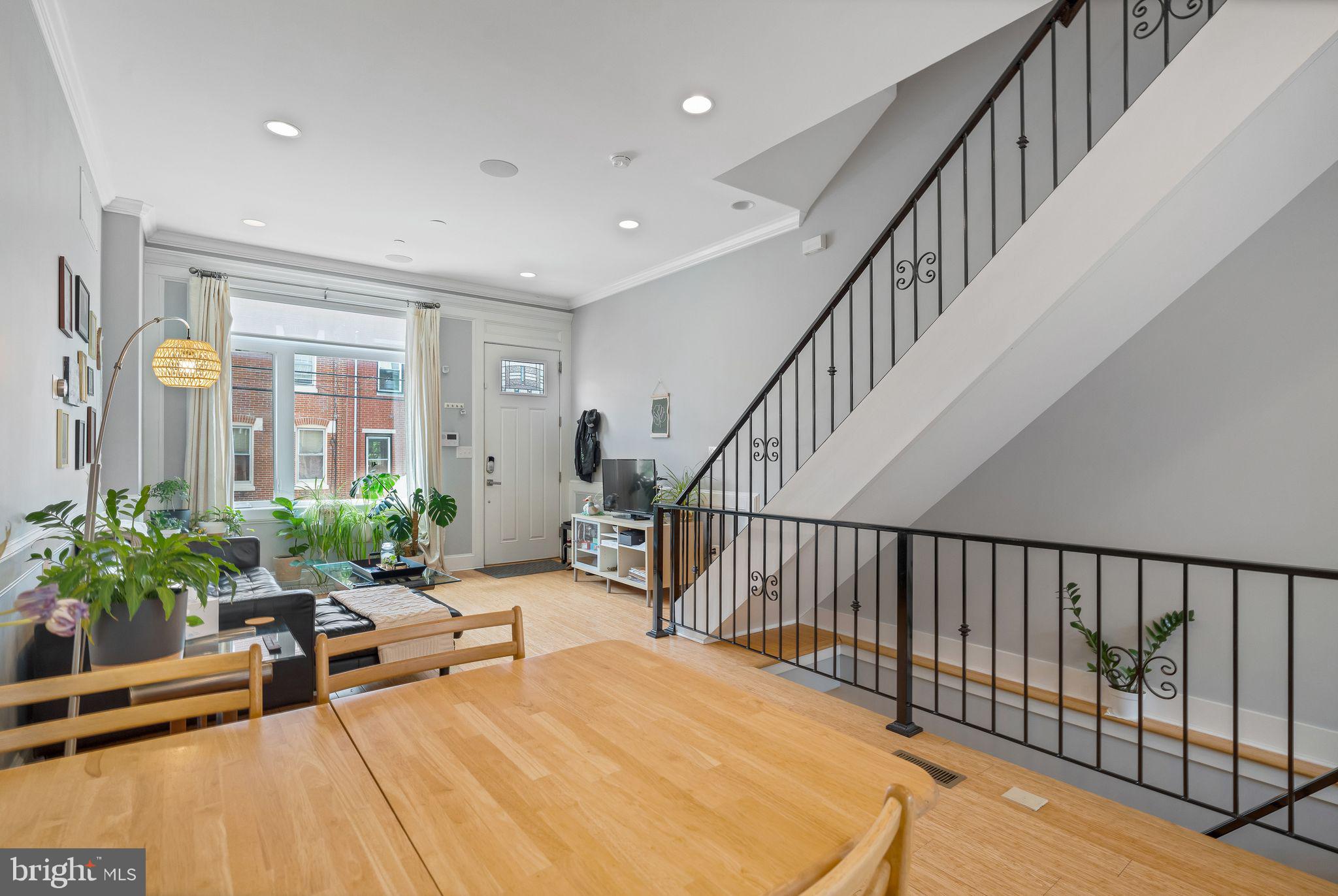 1811 Reed Street Philadelphia, PA 19146 - Photo 8 of 36 a balcony with furniture and a potted plant