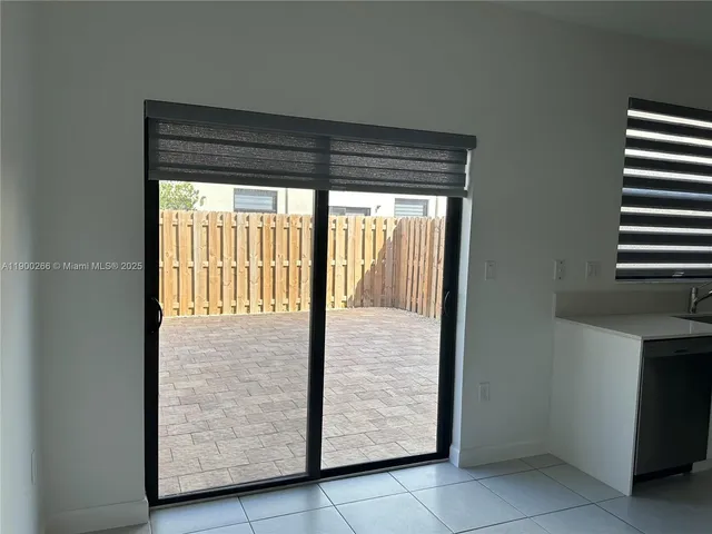 a view of front door