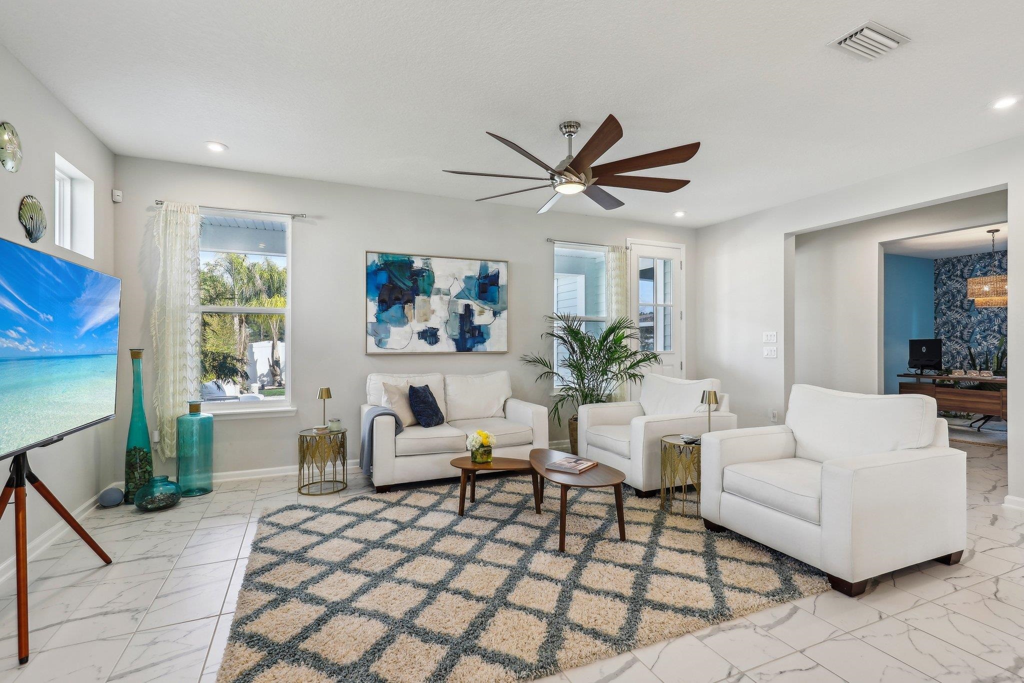 352 Footbridge Road St. Johns, FL 32259 - Photo 9 of 66 a living room with furniture and a large window