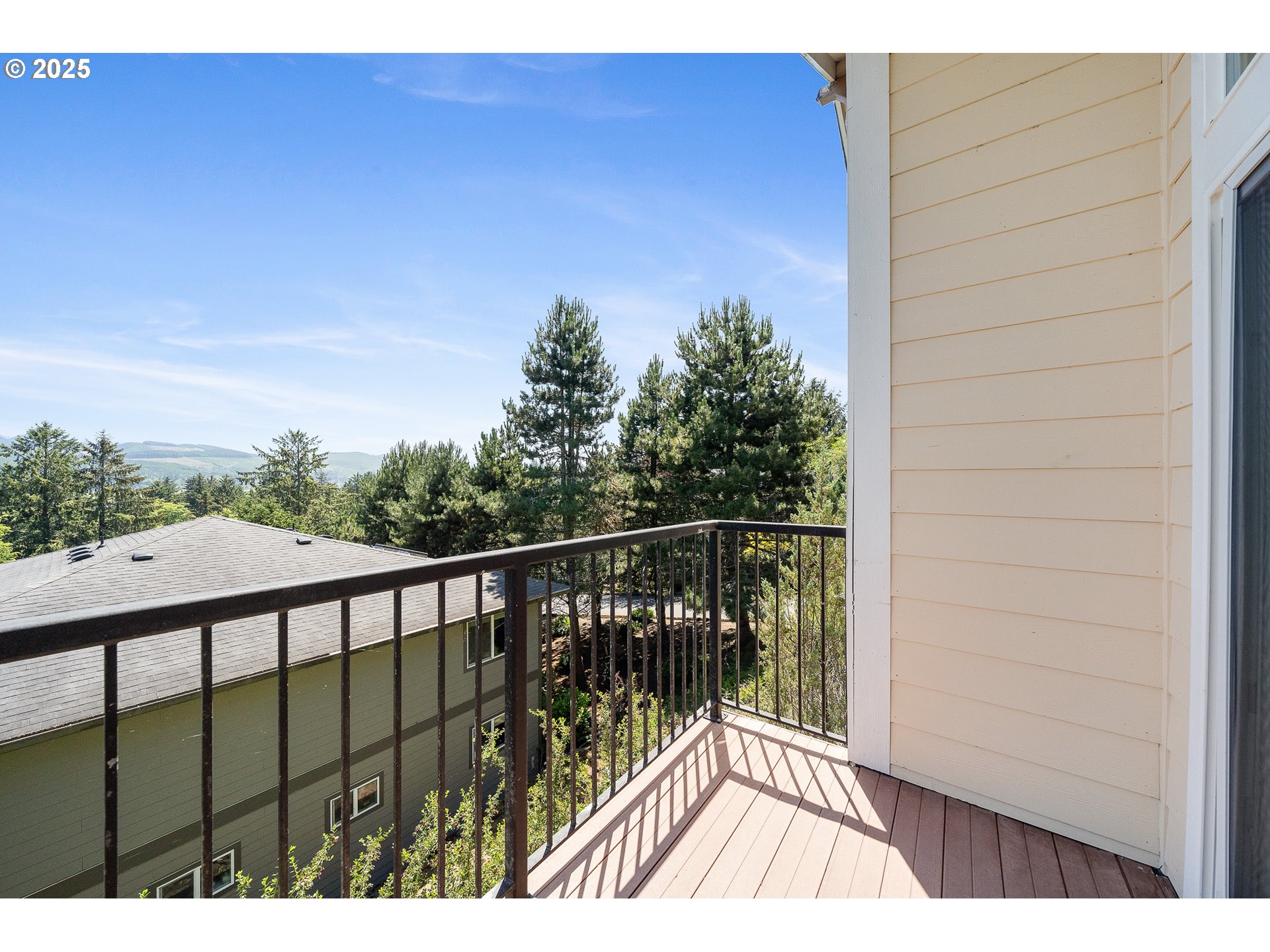 13150 D Street Nehalem, OR 97131 - Photo 14 of 42 a view of balcony with wooden floor