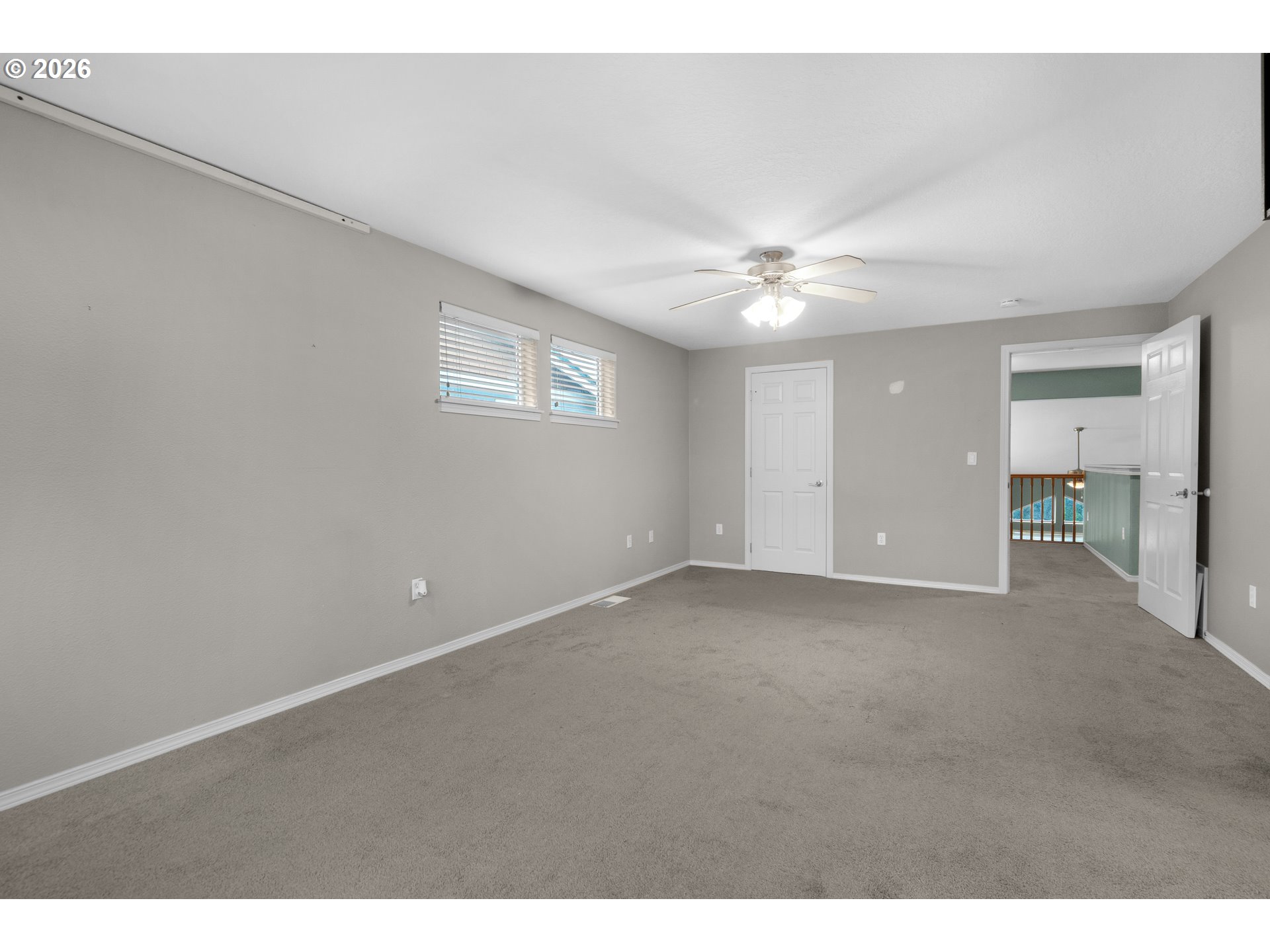 13150 D Street Nehalem, OR 97131 - Photo 33 of 42 a view of an empty room with a ceiling fan