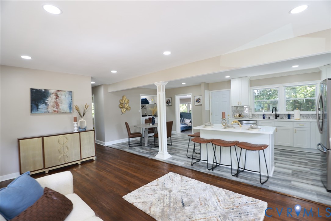 3007 Dunwick Road Richmond, VA 23230 - Photo 3 of 49 Recessed lighting throughout, wood-finish flooring
