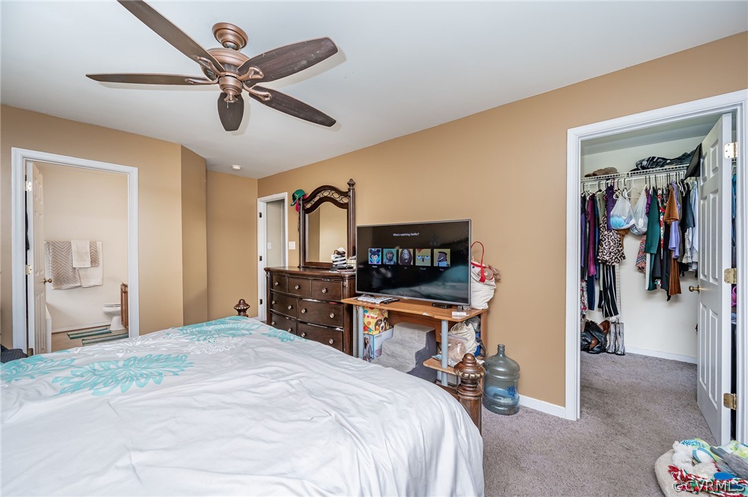 264 Scotch Pine Drive Sandston, VA 23150 - Photo 16 of 26 a bedroom with furniture and a flat screen tv