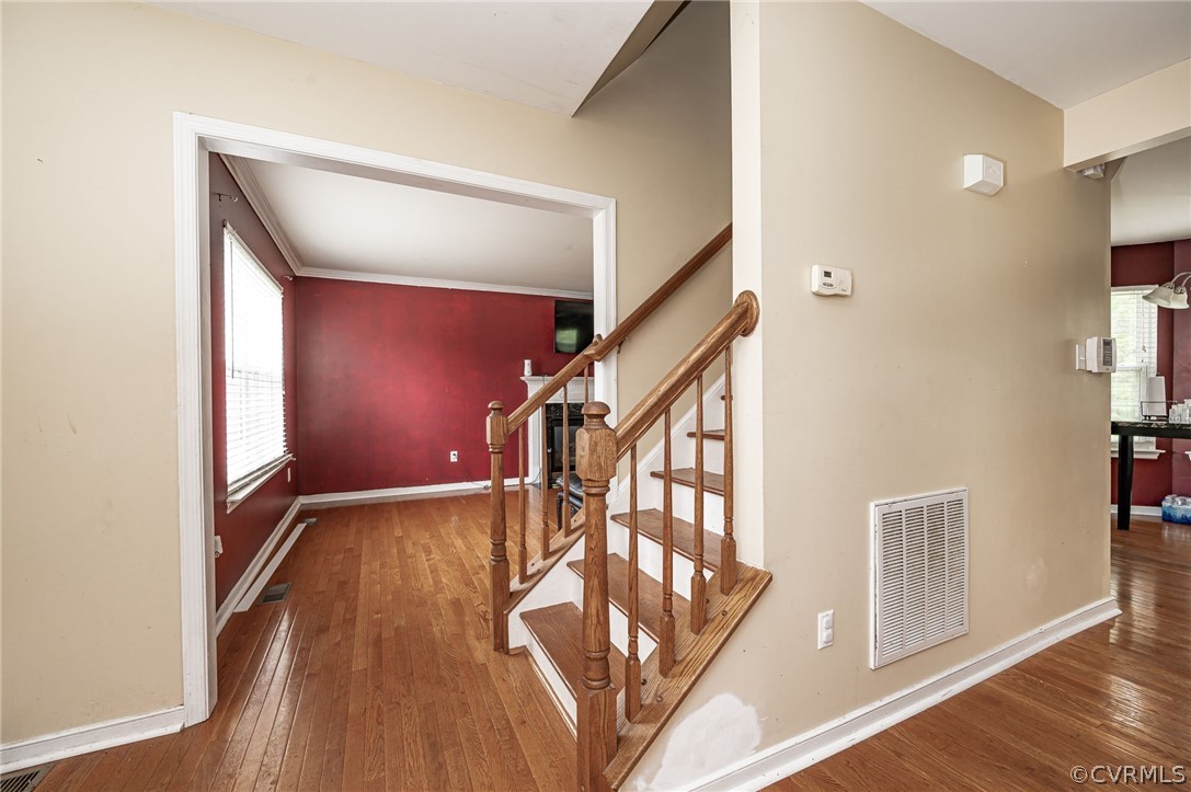 264 Scotch Pine Drive Sandston, VA 23150 - Photo 5 of 26 a view of an entryway with wooden floor