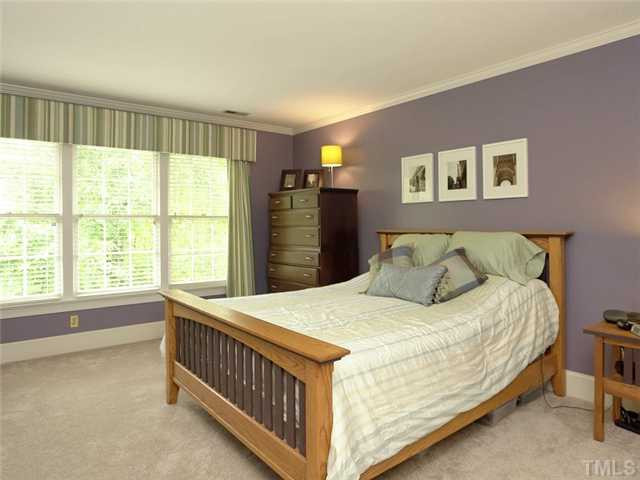 2520 Beechridge Road Raleigh, NC 27608 - Photo 11 of 25 Spcaious master suite has two closets and full bath with granite top, double vanity. Master Bedroom