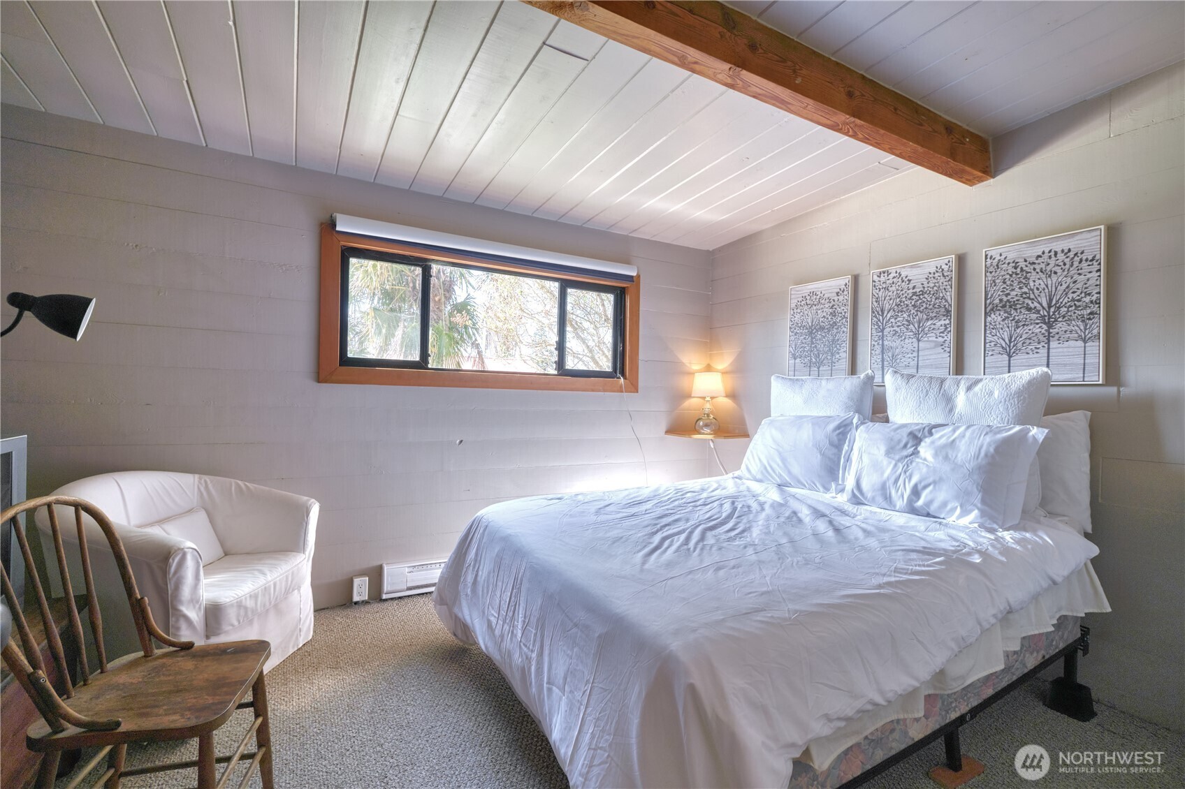 684 Mallard Drive Point Roberts, WA 98281 - Photo 15 of 37 a bedroom with a bed chair and window