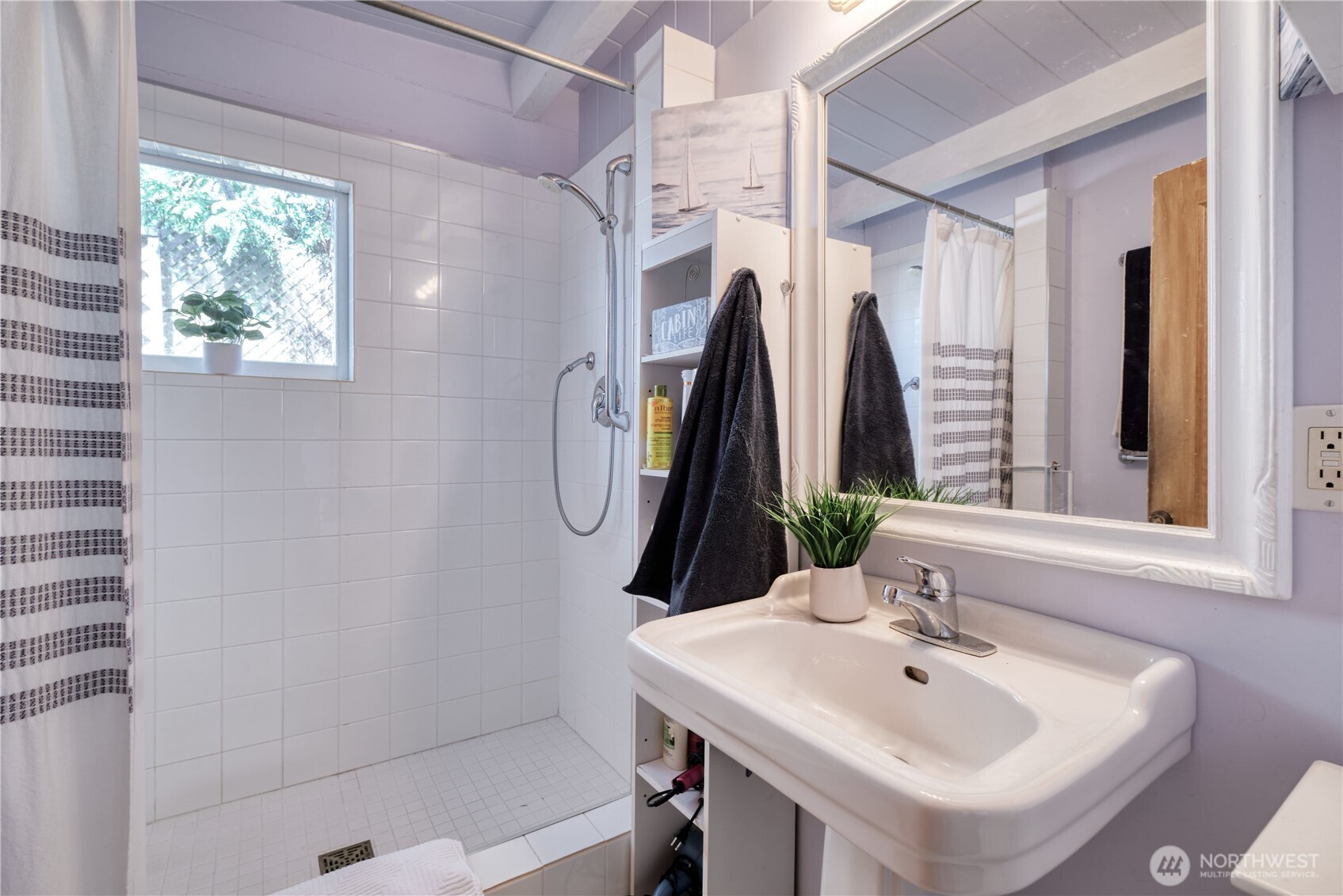 684 Mallard Drive Point Roberts, WA 98281 - Photo 16 of 37 a bathroom with a sink tub and a shower