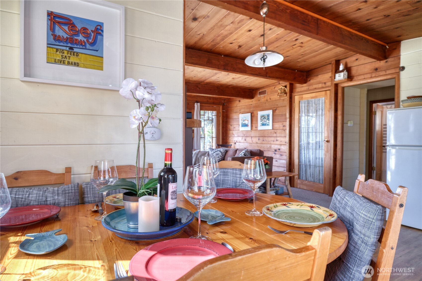 684 Mallard Drive Point Roberts, WA 98281 - Photo 10 of 37 a dining room with furniture and wooden floor
