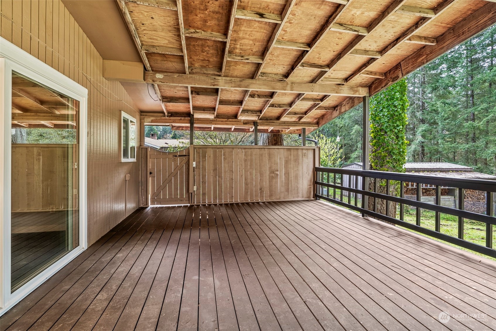 122 Fircrest Road Chehalis, WA 98532 - Photo 26 of 31 a view of a wooden deck