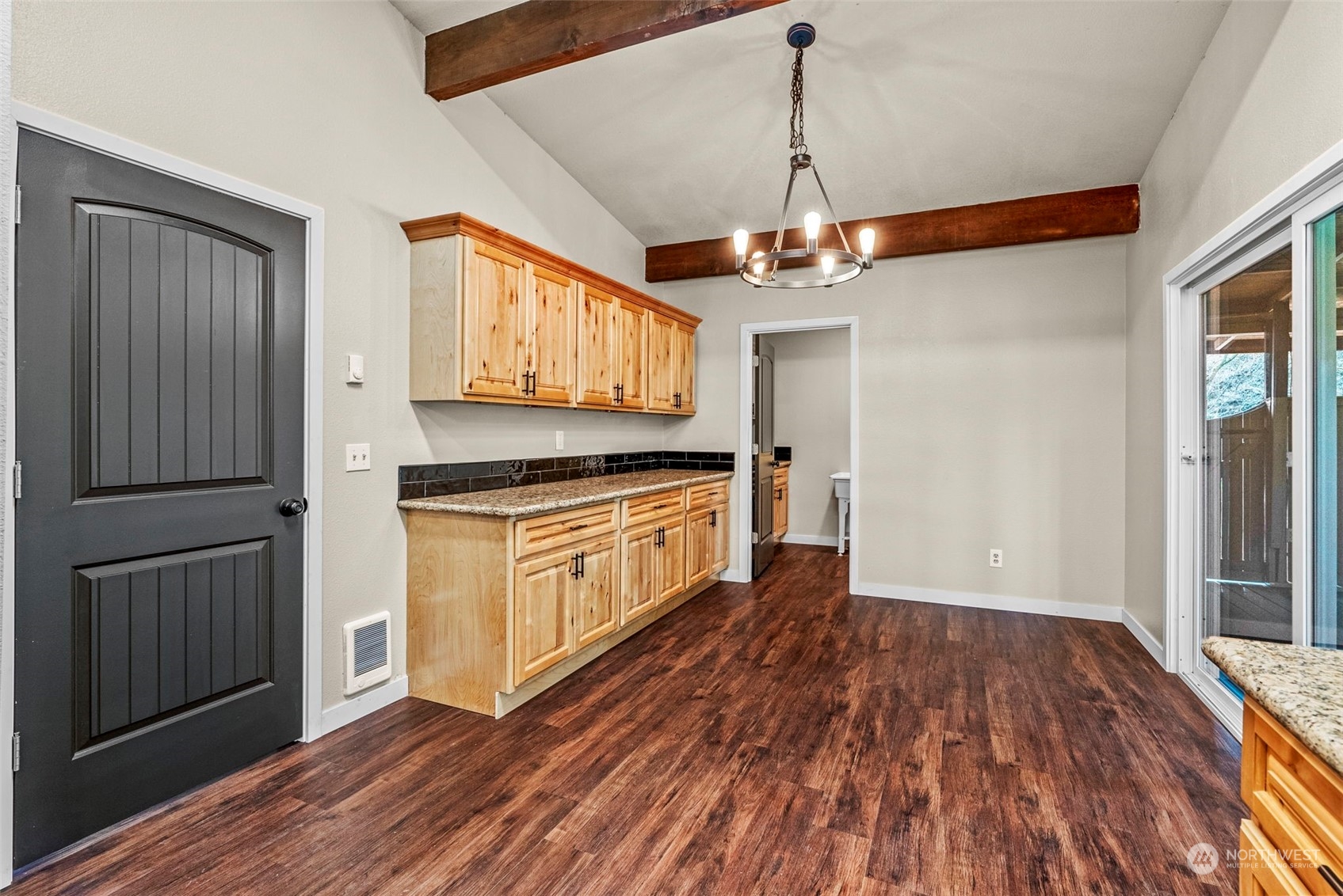 122 Fircrest Road Chehalis, WA 98532 - Photo 10 of 31 a kitchen with stainless steel appliances granite countertop a stove and a wooden floors