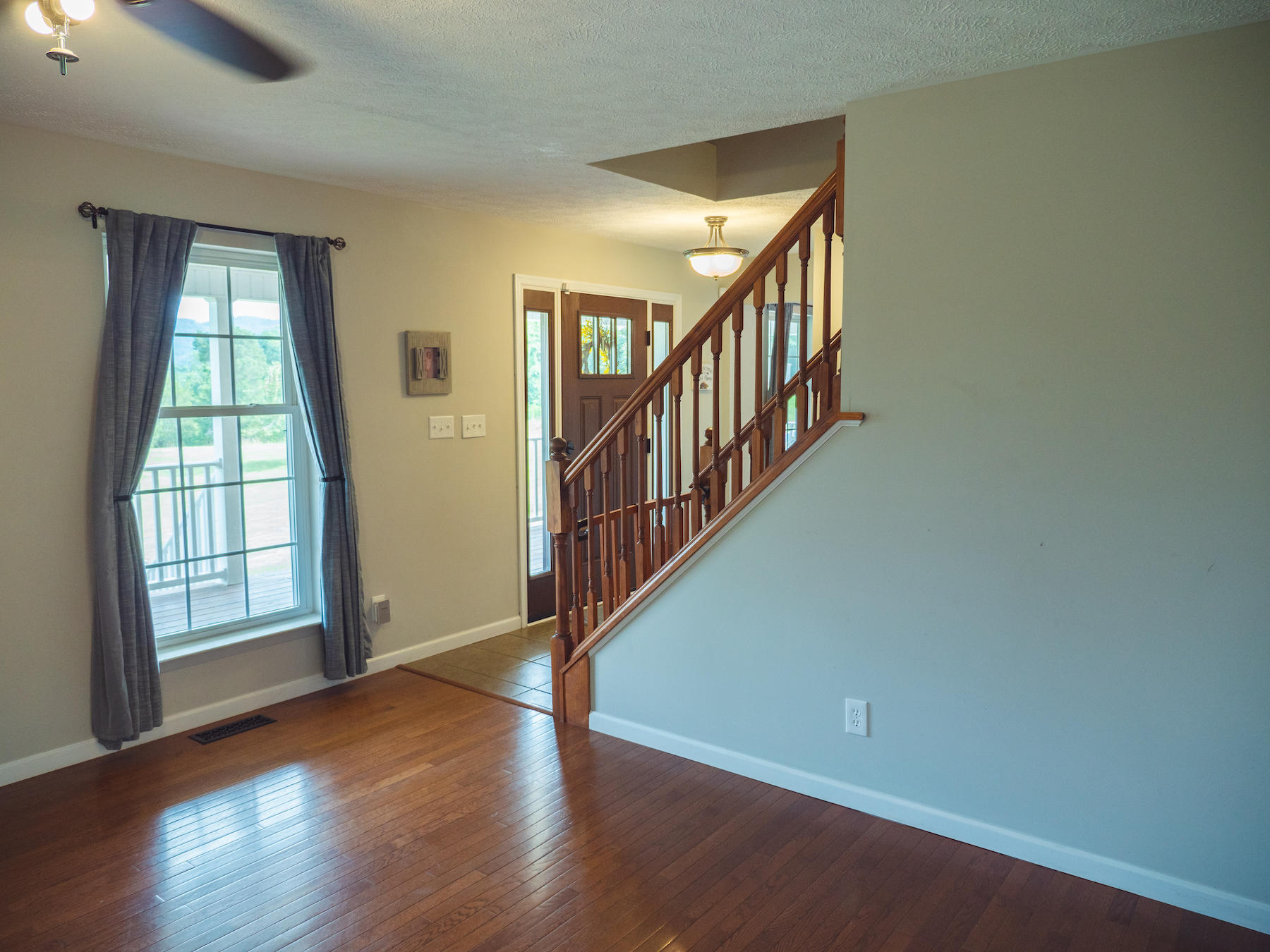 1124 Union Valley Road Riner, VA 24149 - Photo 14 of 67 a view of an entryway with wooden floor