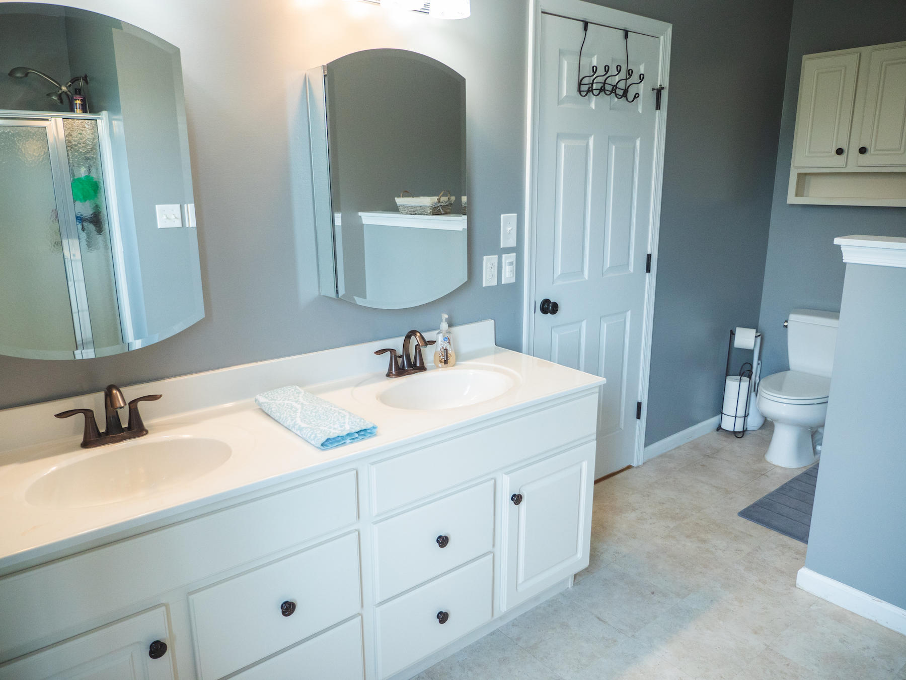 1124 Union Valley Road Riner, VA 24149 - Photo 21 of 67 a bathroom with a sink and a mirror
