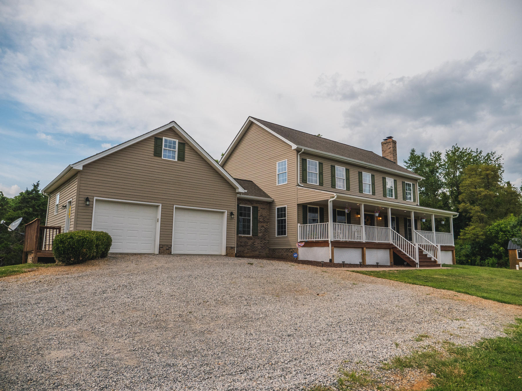 1124 Union Valley Road Riner, VA 24149 - Photo 37 of 67 front view of a house with a yard