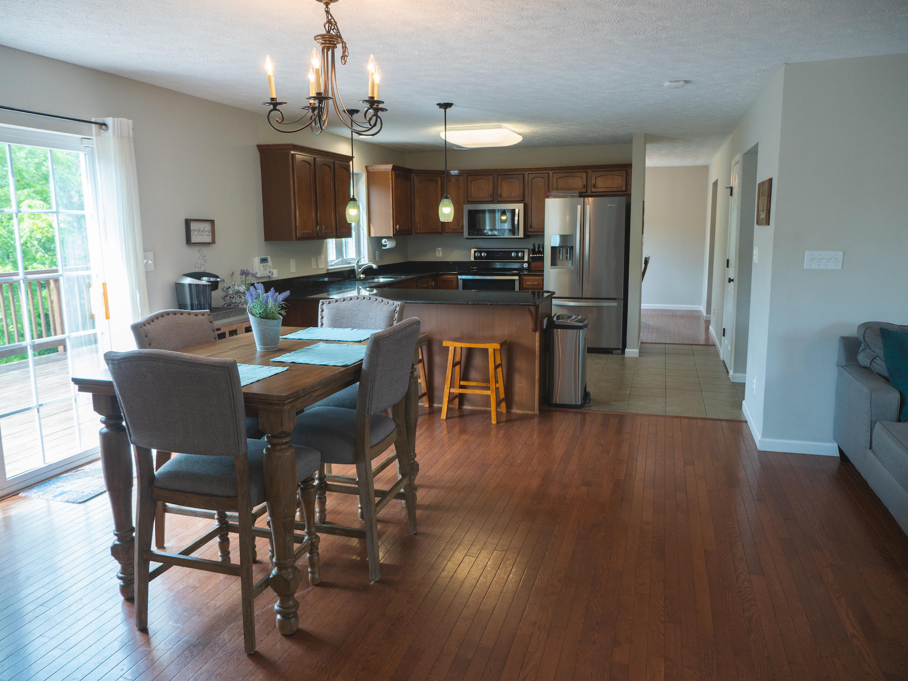 1124 Union Valley Road Riner, VA 24149 - Photo 5 of 67 a view of a dining room with furniture window and wooden floor
