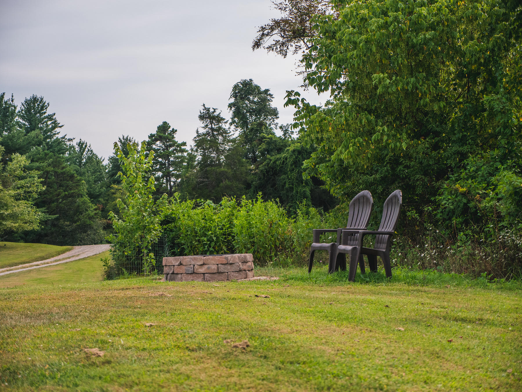 1124 Union Valley Road Riner, VA 24149 - Photo 51 of 67 a backyard of a house with table and chairs