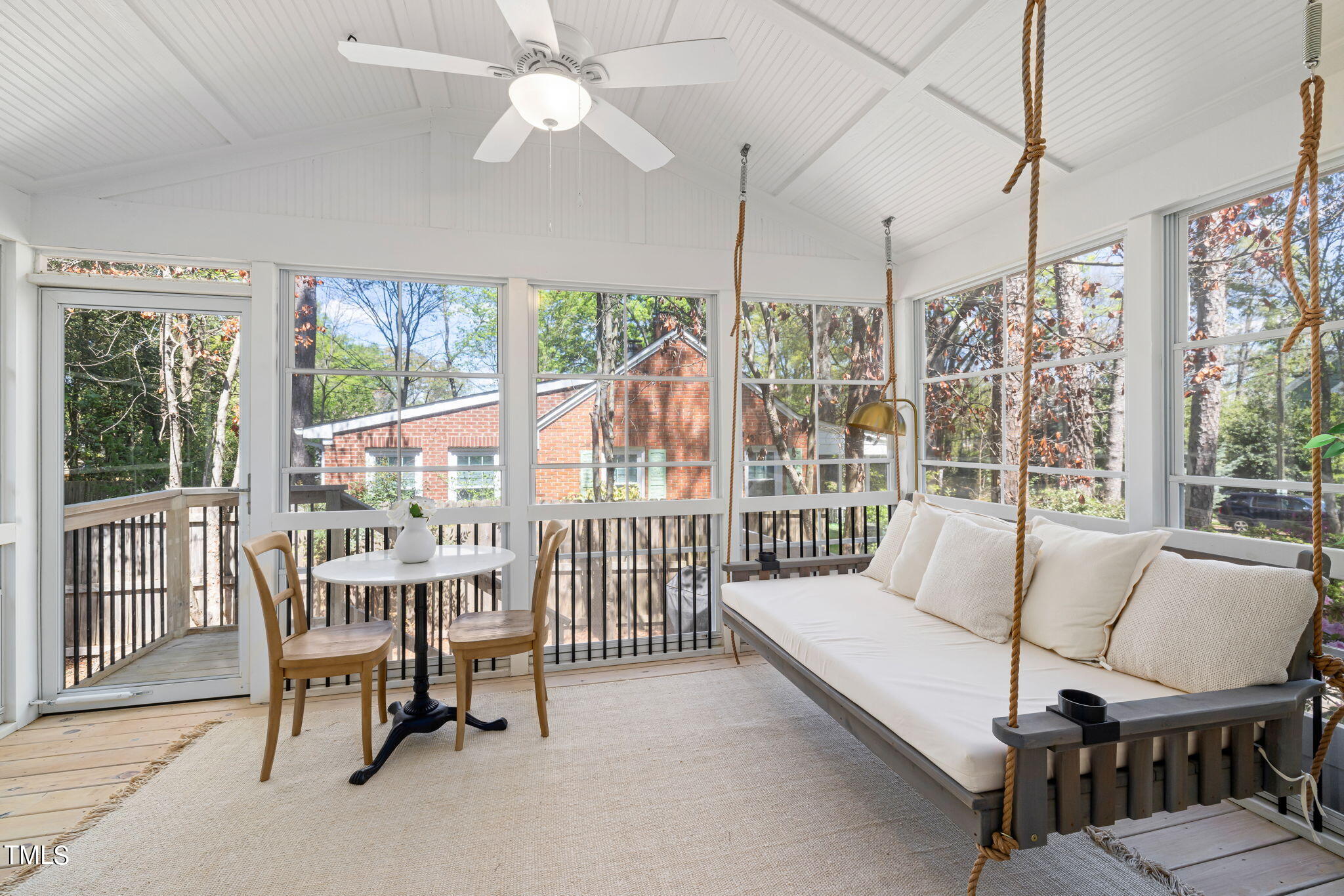 3300 Hall Place Raleigh, NC 27607 - Photo 25 of 40 Screen Porch - Swing conveys
