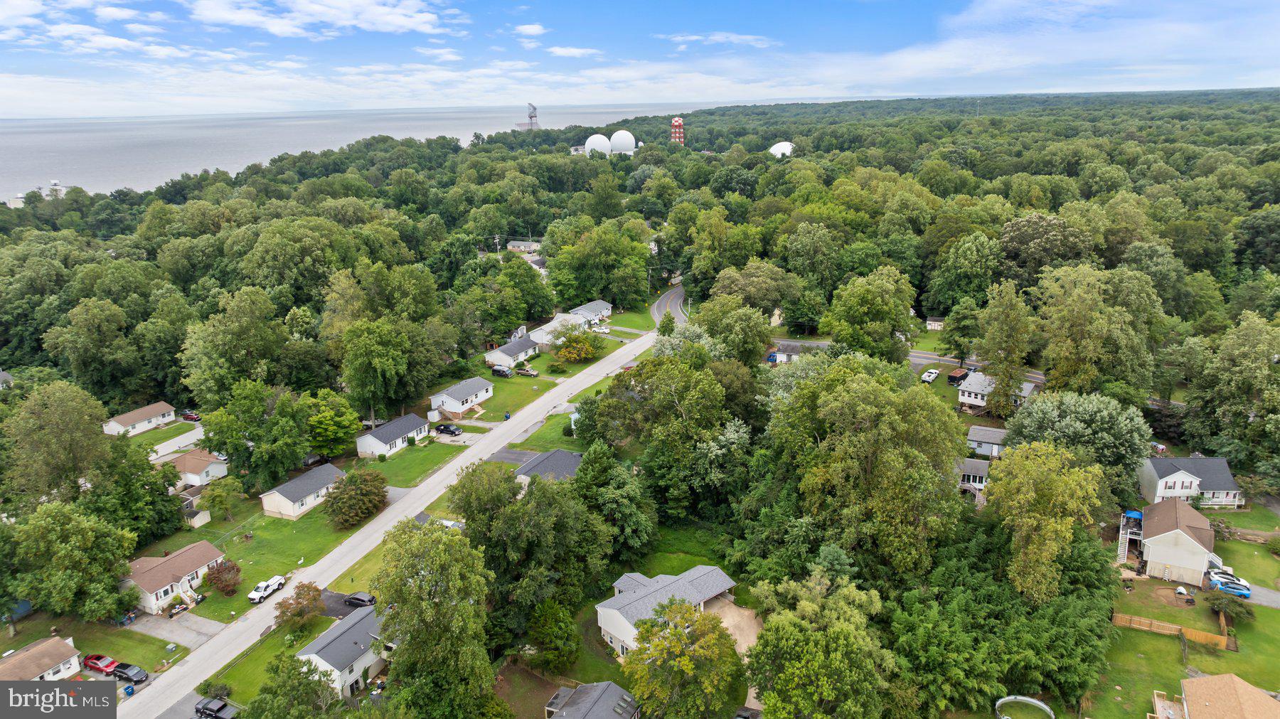 6571 11th Street Chesapeake Beach, MD 20732 - Photo 33 of 36 an aerial view of a city with lots of residential buildings