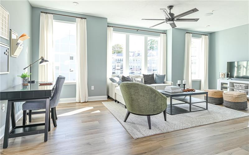 113 Affinity Drive Harmony, PA 16037 - Photo 17 of 40 a living room with furniture a table and a large window