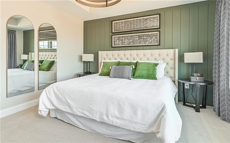 113 Affinity Drive Harmony, PA 16037 - Photo 25 of 40 a bedroom with a bed and painting on the wall