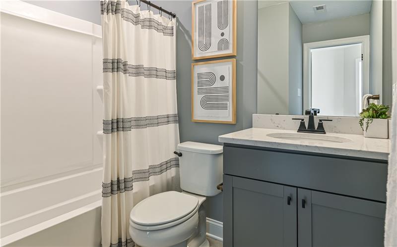 113 Affinity Drive Harmony, PA 16037 - Photo 29 of 40 a bathroom with a sink toilet vanity and shower