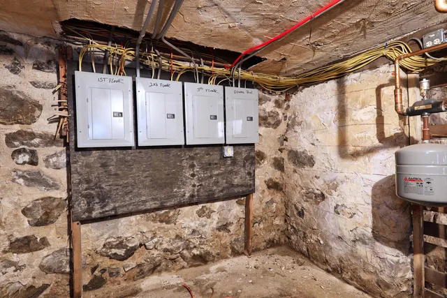 a view of water heater room