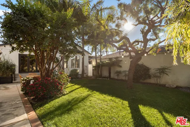 a view of yard with green space
