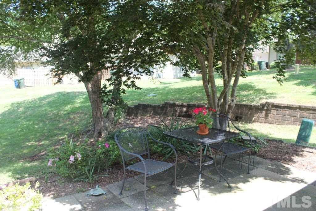 2707 Cottage Circle Raleigh, NC 27613 - Photo 14 of 21 a backyard of a house with table and chairs