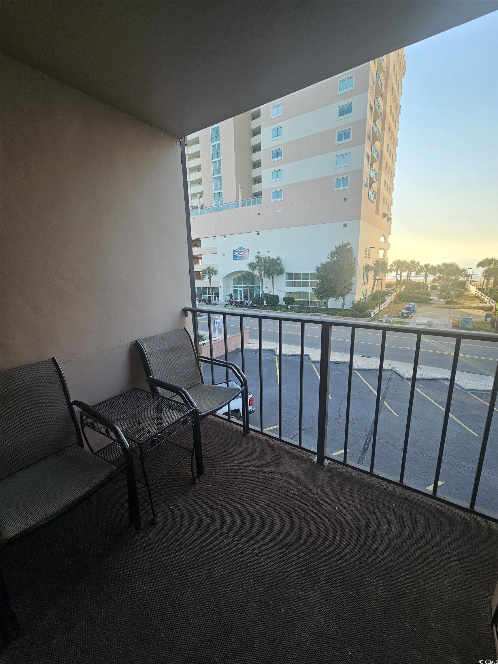 1910 South Ocean Boulevard, Unit C2 NASSAU I North Myrtle Beach, SC 29582 - Photo 12 of 12 View of balcony at dusk