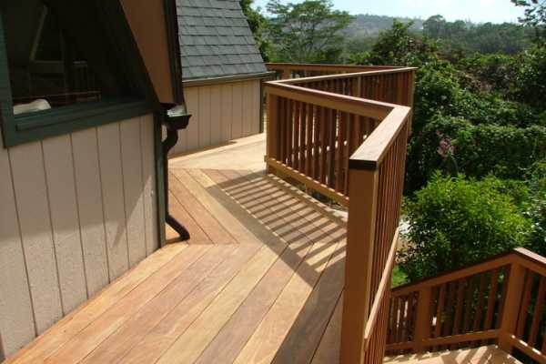 4608 Kuli Road Kalaheo, HI 96741 - Photo 8 of 15 a view of deck with wooden floor and outdoor seating