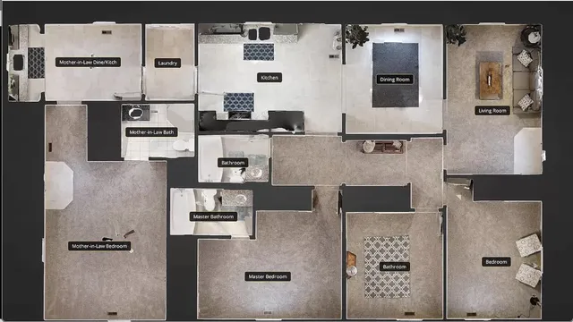 view of living room with stainless steel appliances kitchen island and refrigerator