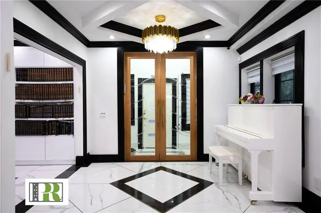 a view of a entryway door front of house