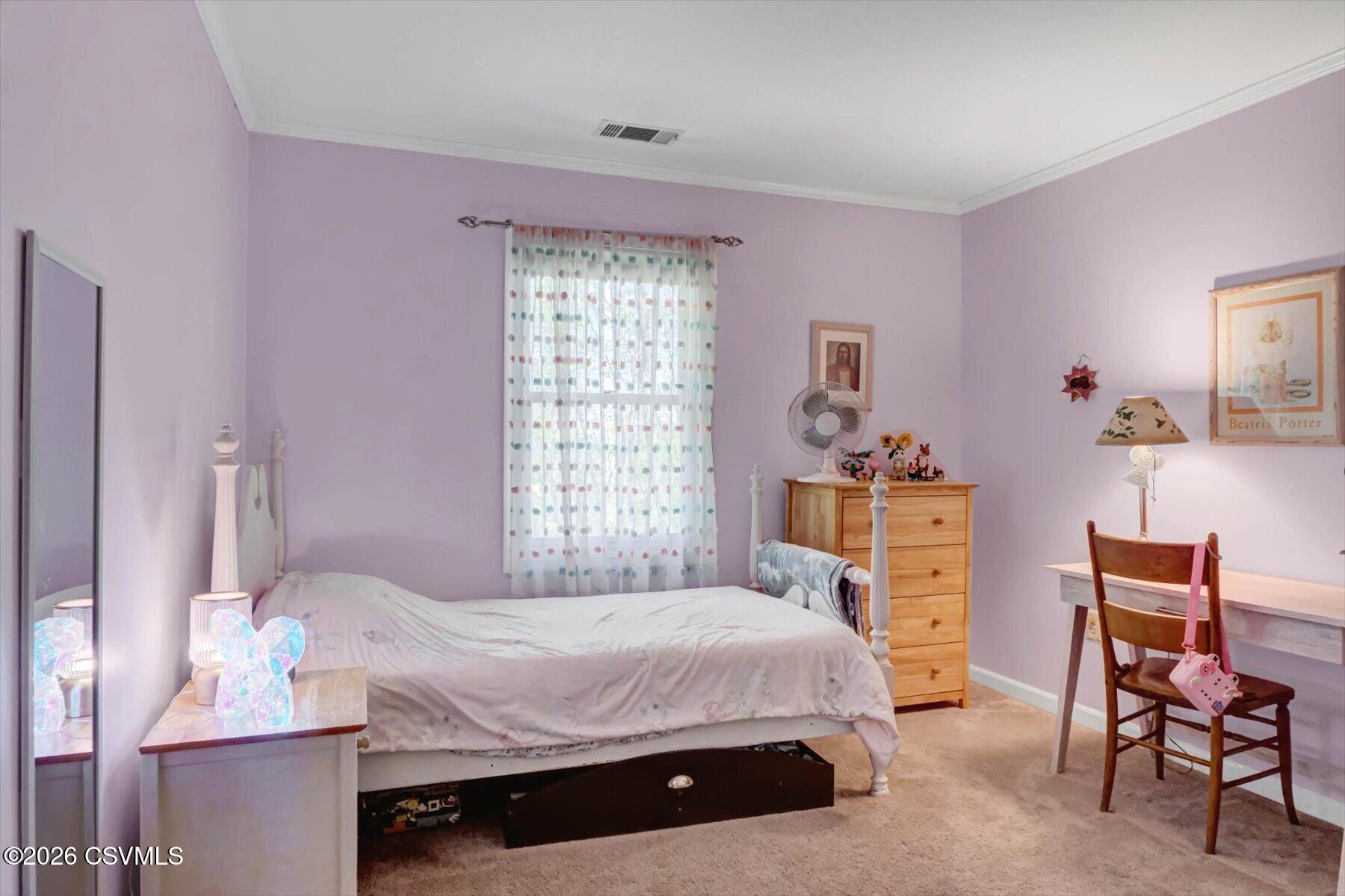 65 Crestview Drive Winfield, PA 17889 - Photo 38 of 70 a bedroom with a bed and wooden floor