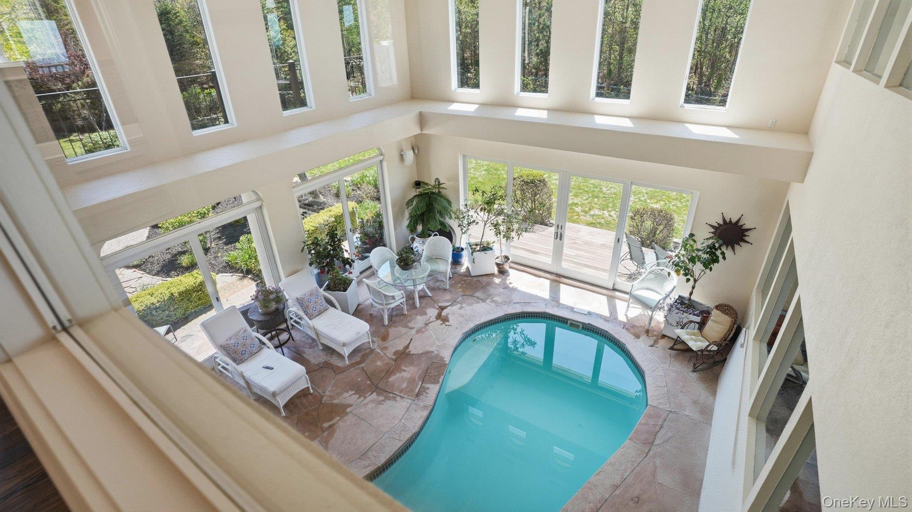 3172 Sound Avenue Baiting Hollow, NY 11901 - Photo 29 of 50 View of Pool from the 2nd Floor