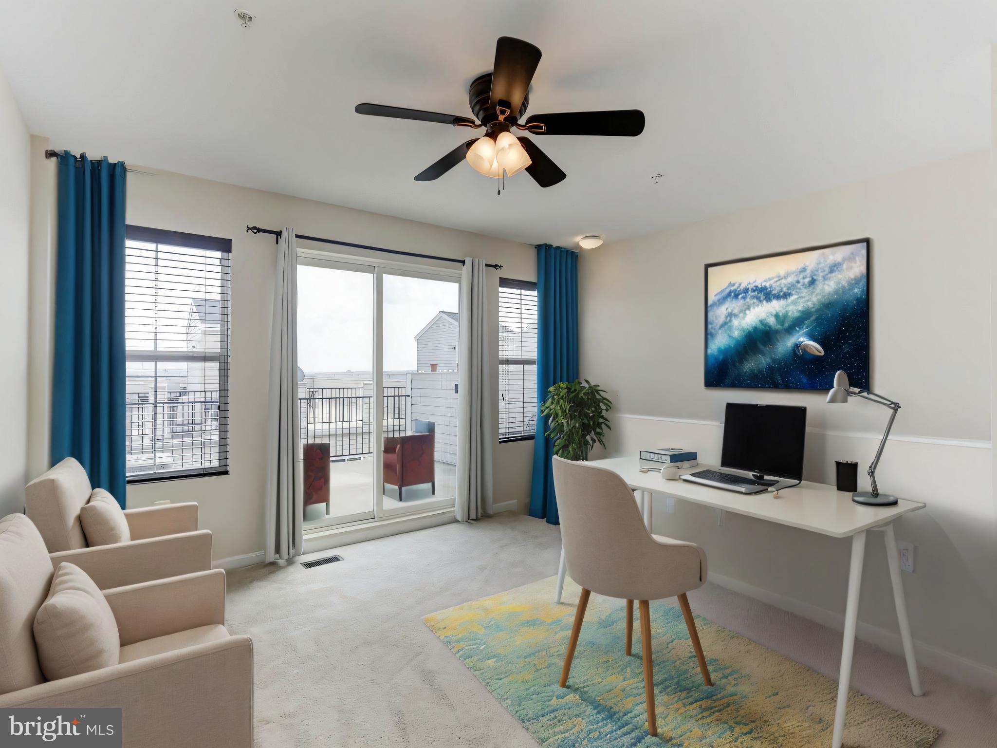 4625 Dillon Place Baltimore, MD 21224 - Photo 28 of 41 Virtually staged loft/flex space and rooftop deck