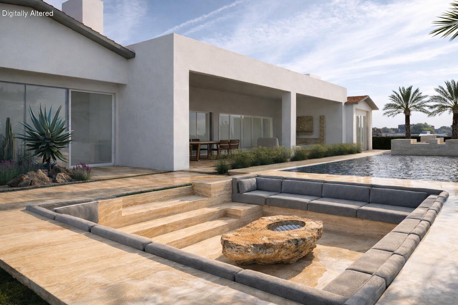 1 Via Perugia Rancho Mirage, CA 92270 - Photo 9 of 19 a living room with furniture and a potted plant