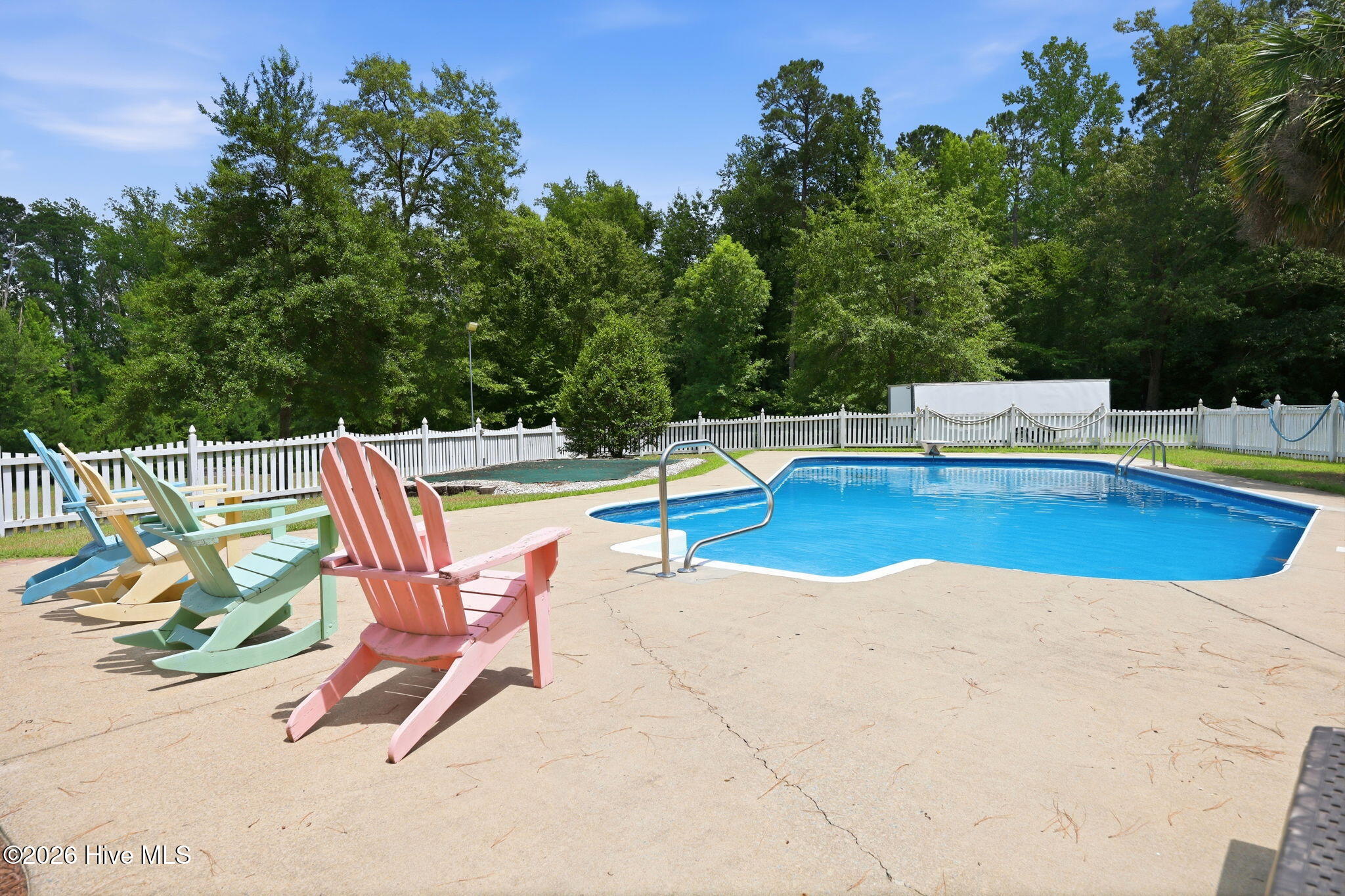 4076 Mobleys Bridge Road Grimesland, NC 27837 - Photo 6 of 66 Pool with plenty of surface area for gatherings