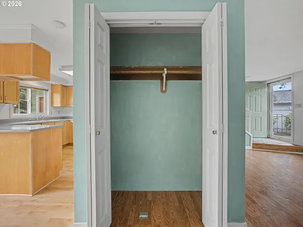 a view of front door