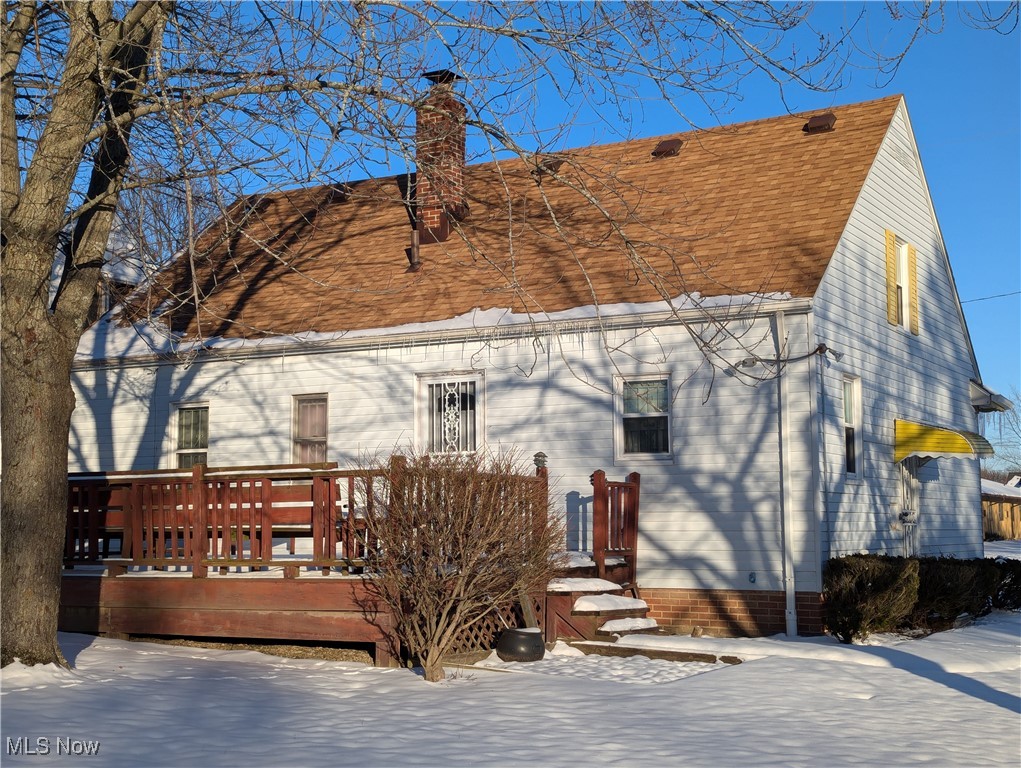 4128 East 186th Street Cleveland, OH 44122 - Photo 2 of 26 Rear home w deck