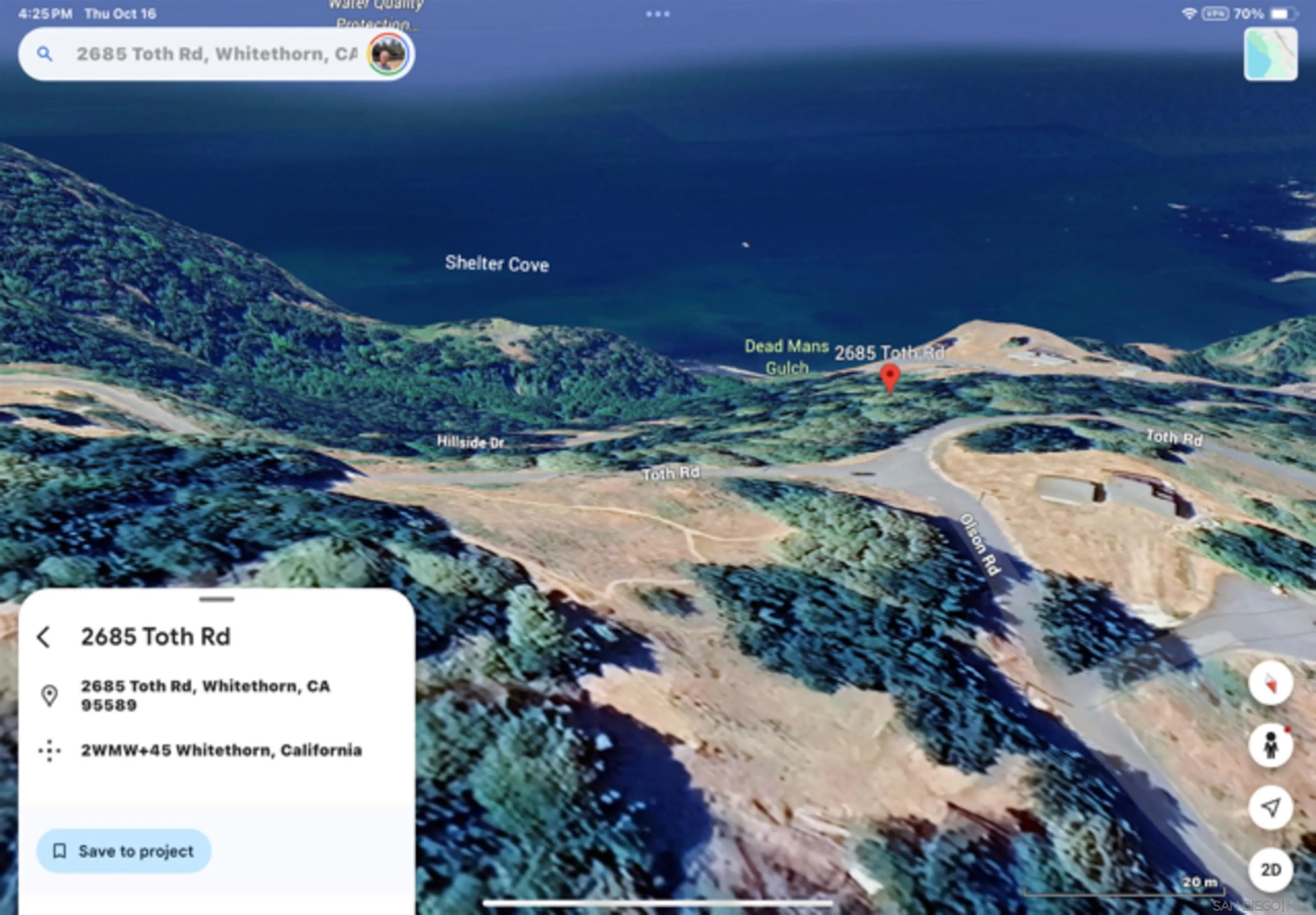 2685 Toth Road, Unit 20 BLOCK 193 Whitethorn, CA 95589 - Photo 2 of 8 a view of a yard with an outdoor space