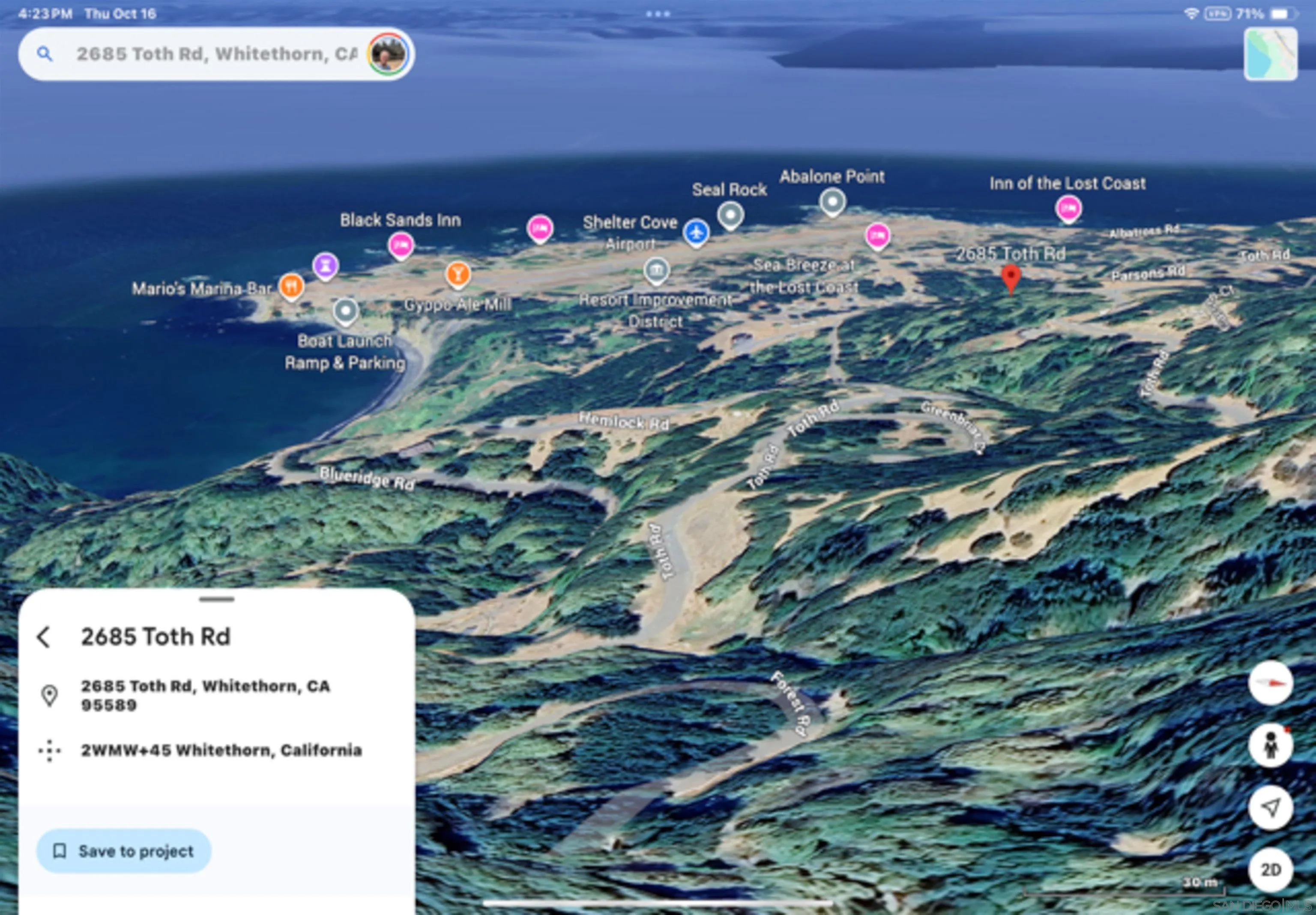 2685 Toth Road, Unit 20 BLOCK 193 Whitethorn, CA 95589 - Photo 3 of 8 a picture of a tree