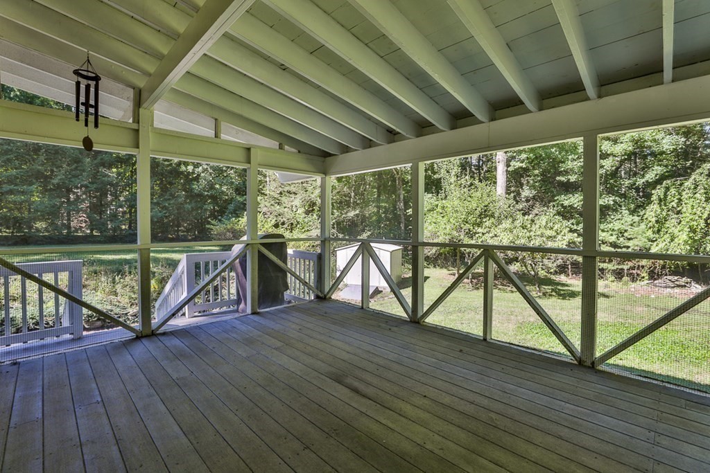 22 Withington Lane Harvard, MA 01451 - Photo 23 of 26 a view of a balcony with wooden floor