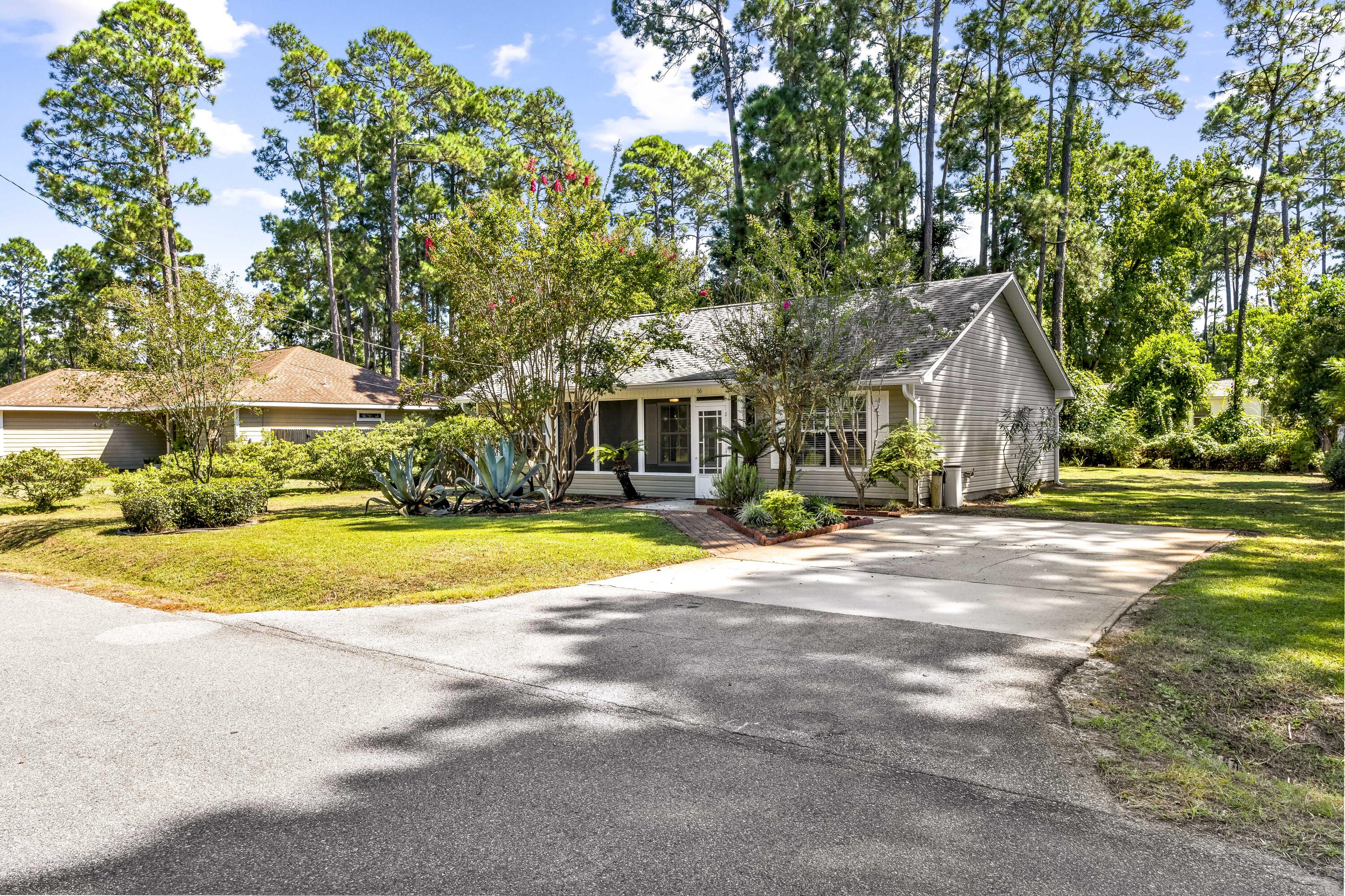56 Kimberly Ann Drive Santa Rosa Beach, FL 32459 - Photo 38 of 39 a view of outdoor space yard and swimming pool