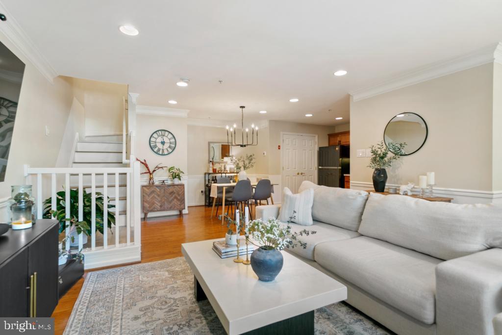 220 Flagstone Road, Unit 6 Chester Springs, PA 19425 - Photo 7 of 32 a living room with furniture kitchen view and a large window